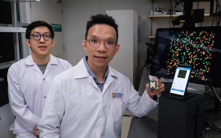 NTU Singapore Develops AI-Powered Biochip for Rapid Disease Detection