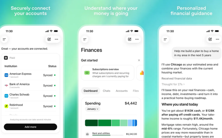 OpenAI Launches Personal Finance Tools Inside ChatGPT