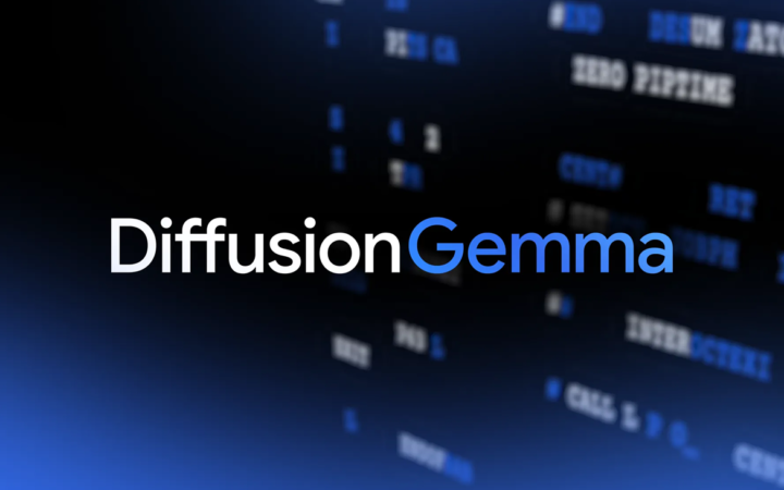 Google Releases DiffusionGemma, an Open Model for Faster Text Generation