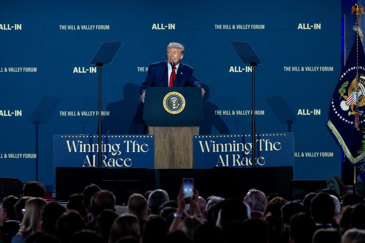 Trump Rejects Slower AI Development, Citing Competition with China