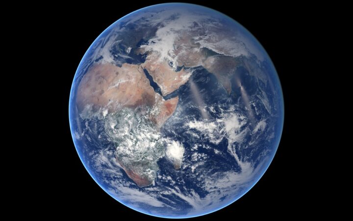 NASA composite of Earth’s eastern hemisphere, used illustratively for GPT-6.1 Terra; not OpenAI’s official launch artwork